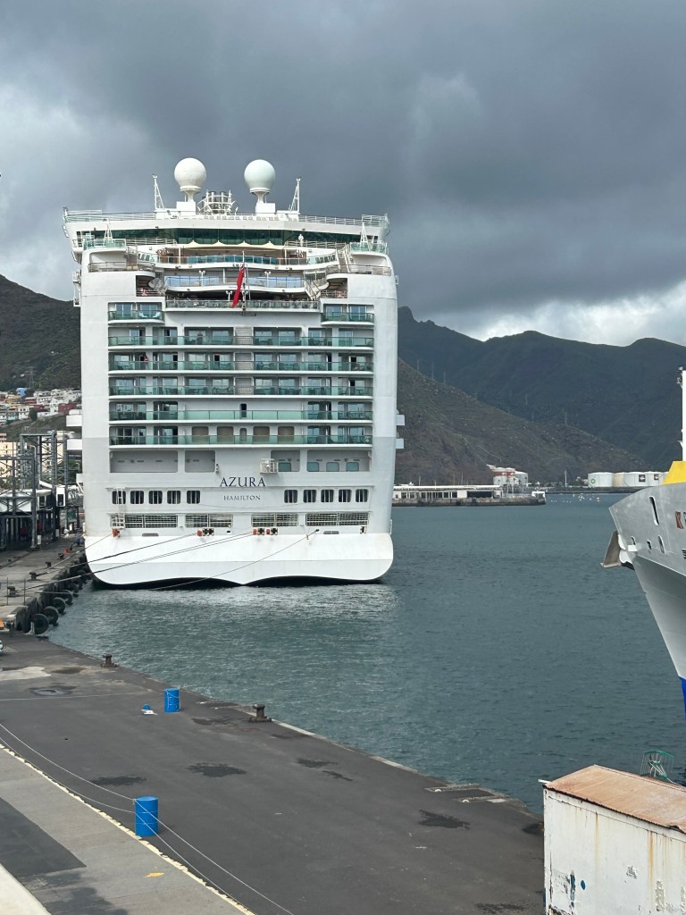 P&O Azura docked in Santa Cruz de Tenerife