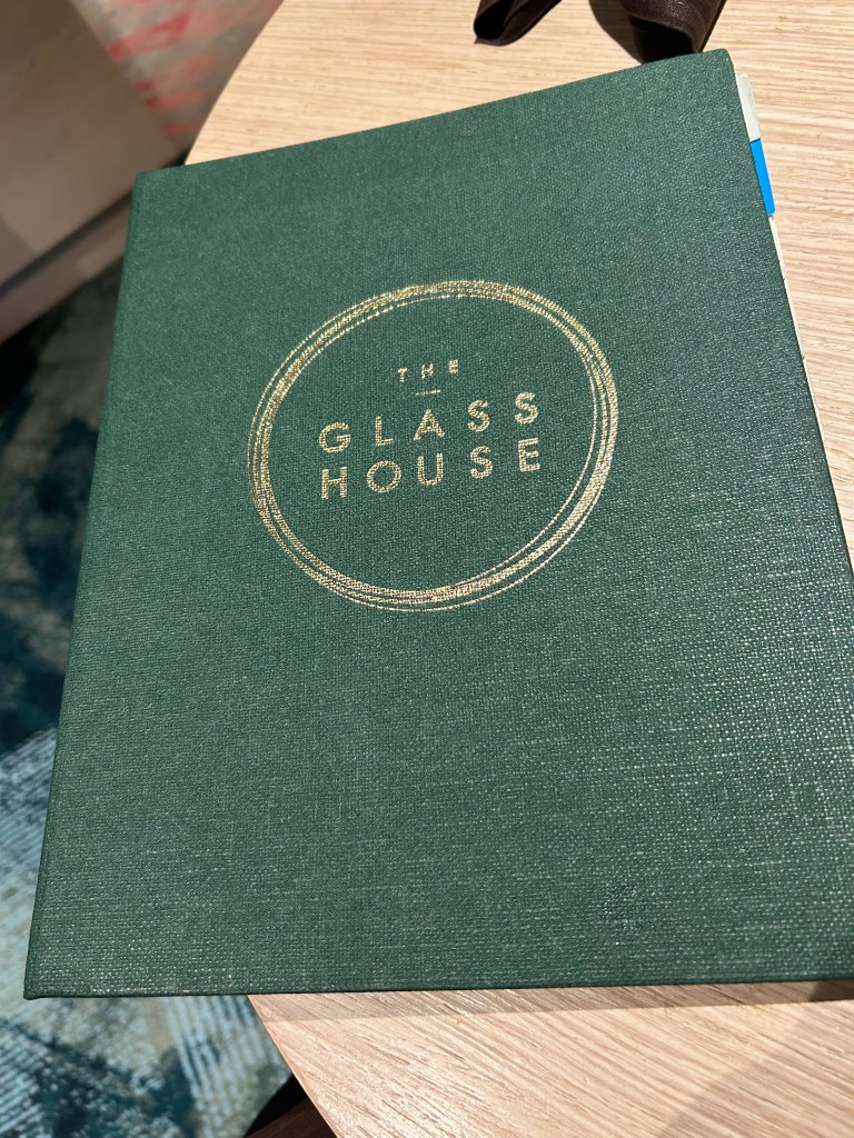 A specialty restaurant option on P&O Azura, The Glass House