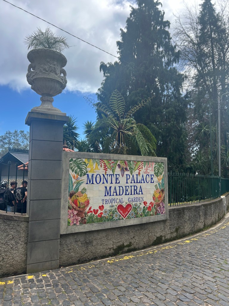 We arrived at Monte Palace Tropical Gardens in Madeira